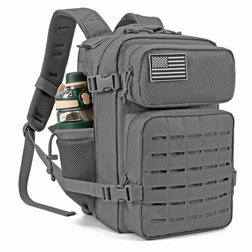 25L Tactical Backpack Outdoor Bag for Fitness MOLLE Backpack GYM for Women/Men EDC Hiking Survival Rucksack Witch Bottle Holder