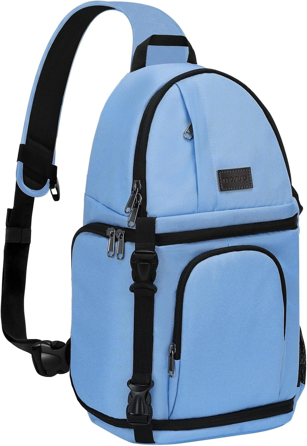 Camera Sling Bag, Dslr/Slr/Mirrorless Camera Case Shockproof Photography Camera Backpack with Tripod Holder & Removable Modular Inserts Compatible with Canon/Nikon/Sony/Fuji, Deep Teal