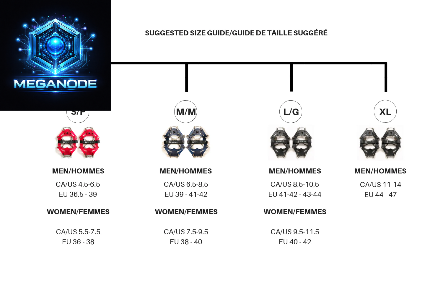 Yatta Life Trail Spikes Crampon Ice Grips
