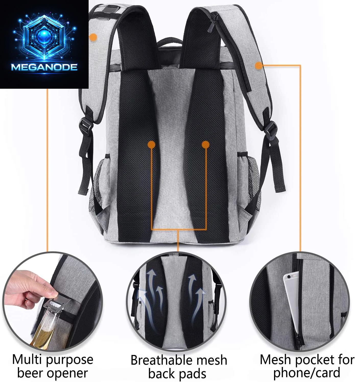 Backpack Cooler Leakproof Insulated Waterproof Backpack Cooler Bag
