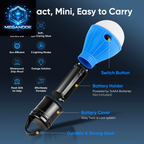 LED Hanging Camping Lantern Bulbs, Mini Camper Light Flashlight