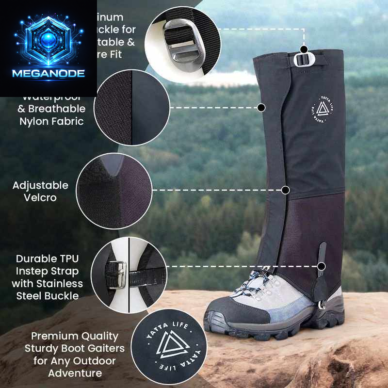 Cordura Boot Gaiters for Outdoors