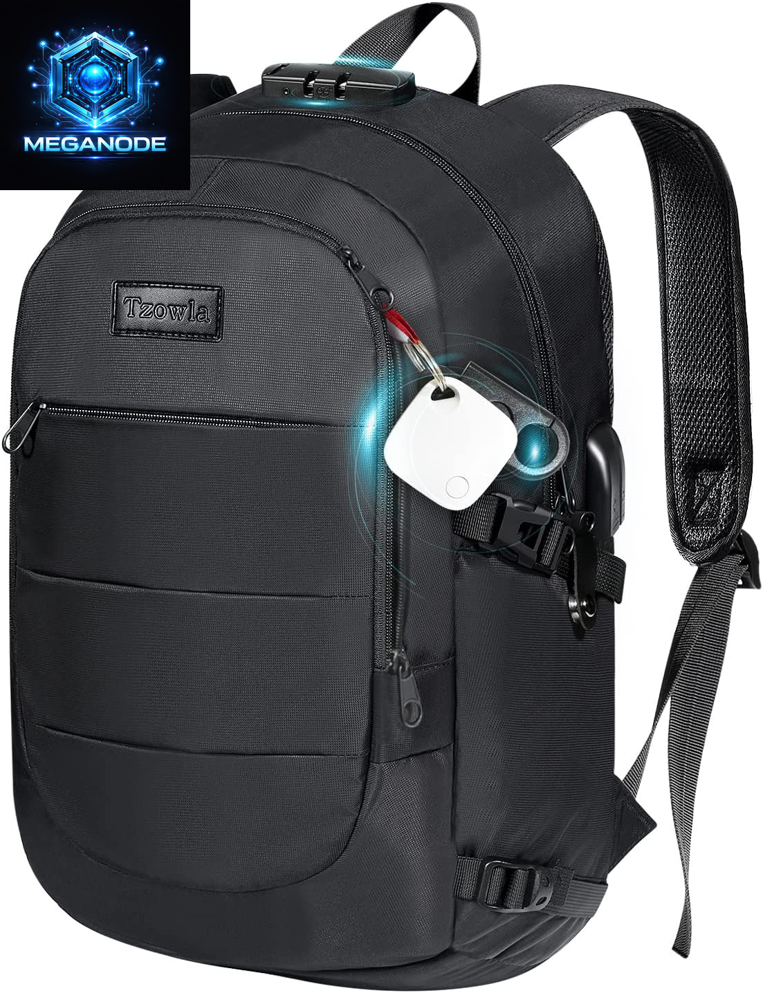 Travel Laptop Backpack Water Resistant Anti-Theft Bag with USB Charging Port and Lock 15.6 Inch Computer Business Backpacks for Women Men Work College Gift,Casual Daypack