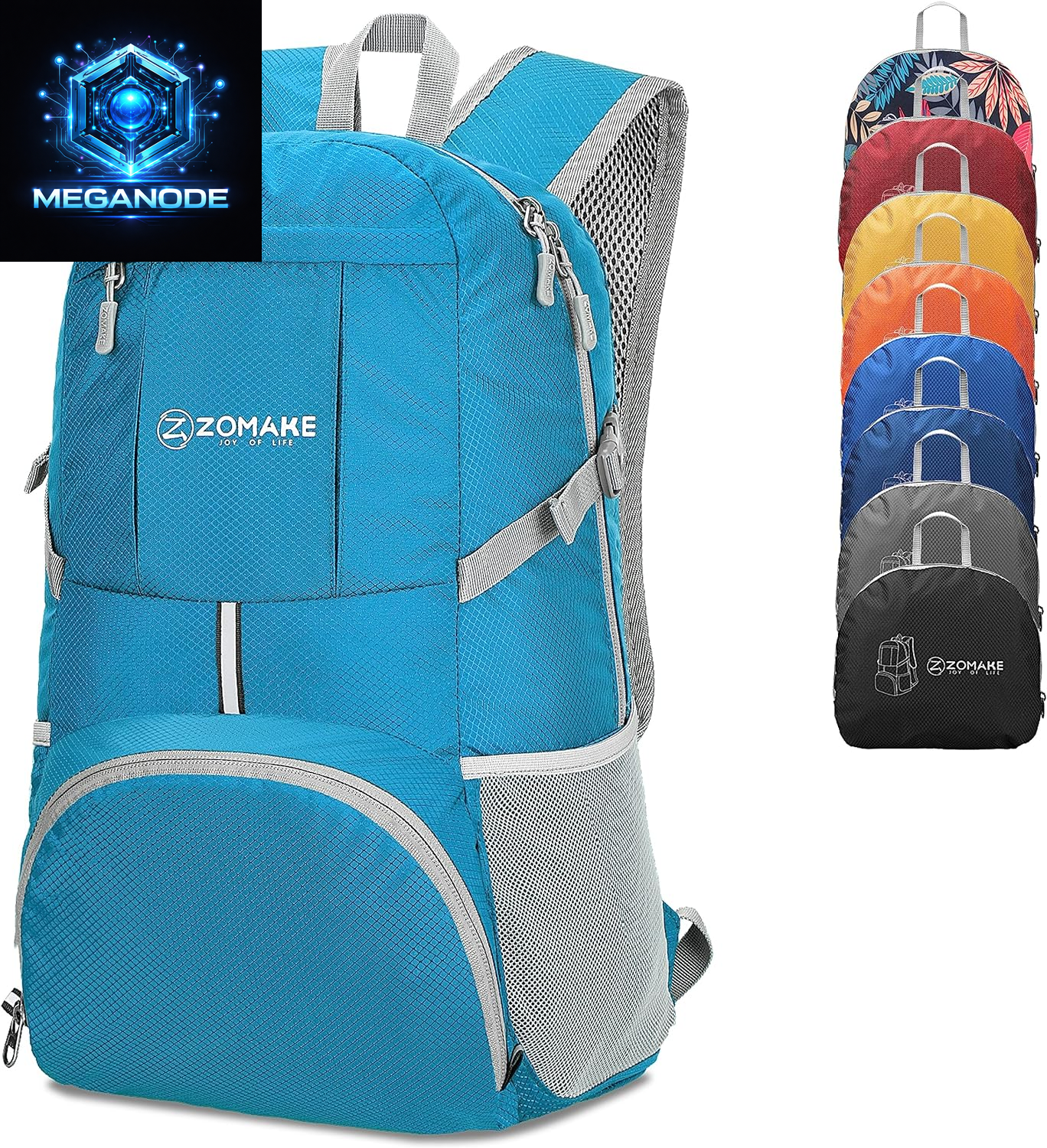 Lightweight Packable Backpack 35L, Light Foldable Backpacks Water Resistant 