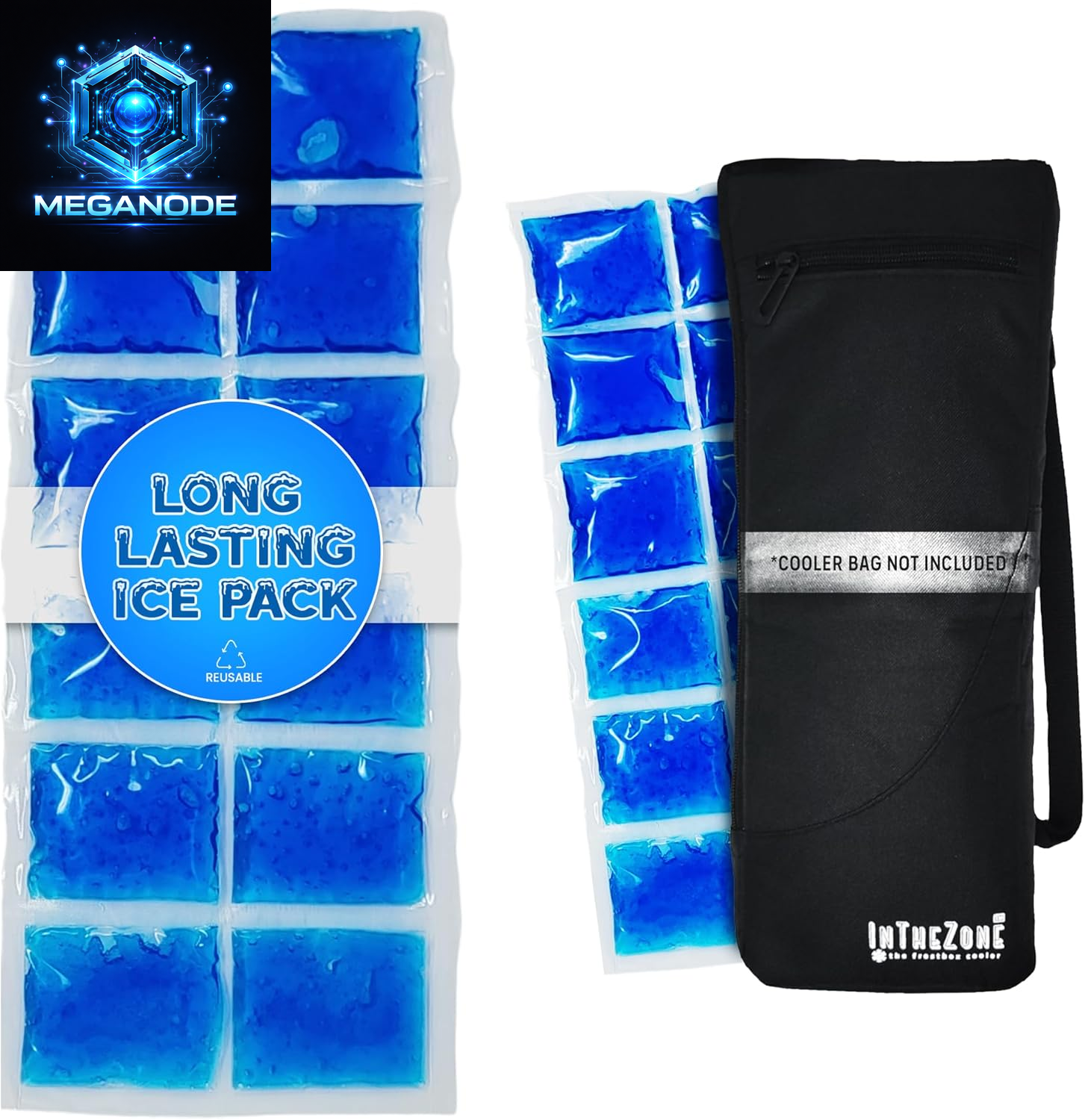 Frostbox Golf Bag Cooler with Ice Pack | Insulated 6-Can Beer Sleeve 