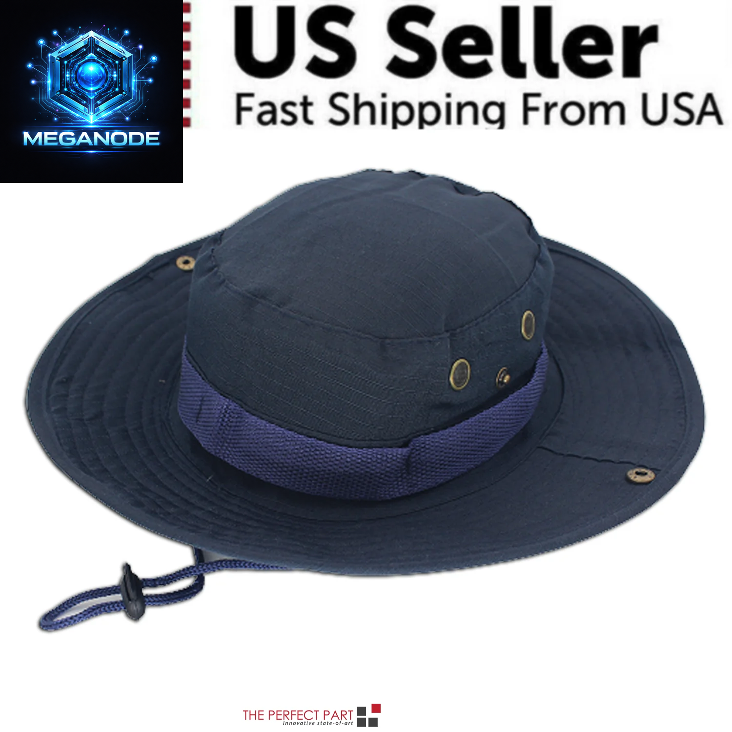 Wide Brim Sun Hat UV Protection Bucket Cap for Hiking Camping Fishing Safari Men