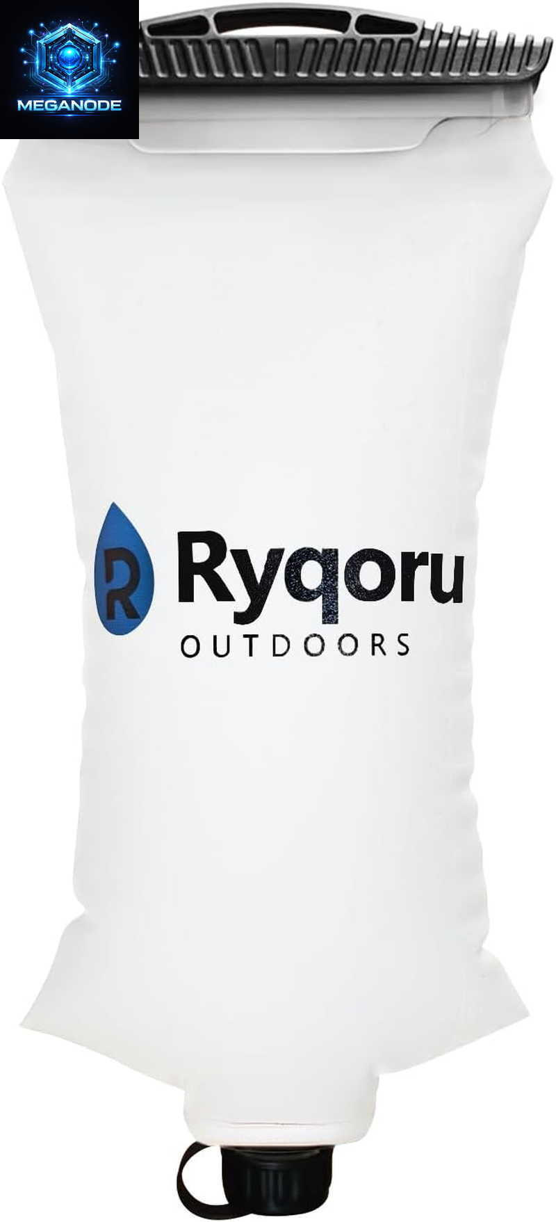 2L Collapsible Water Bladder – Ultralight TPU Hydration Canteen, 28mm Thread Compatible with Sawyer Squeeze & Mini, BPA-Free Leak-Proof Filter Bag for Hiking, Camping & Backpacking