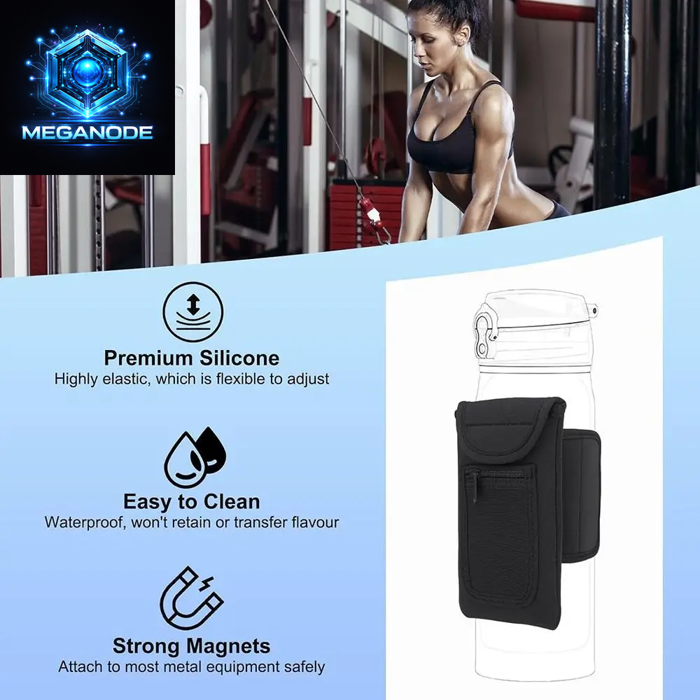 Magnetic Gym Water Bottle Bag Holder