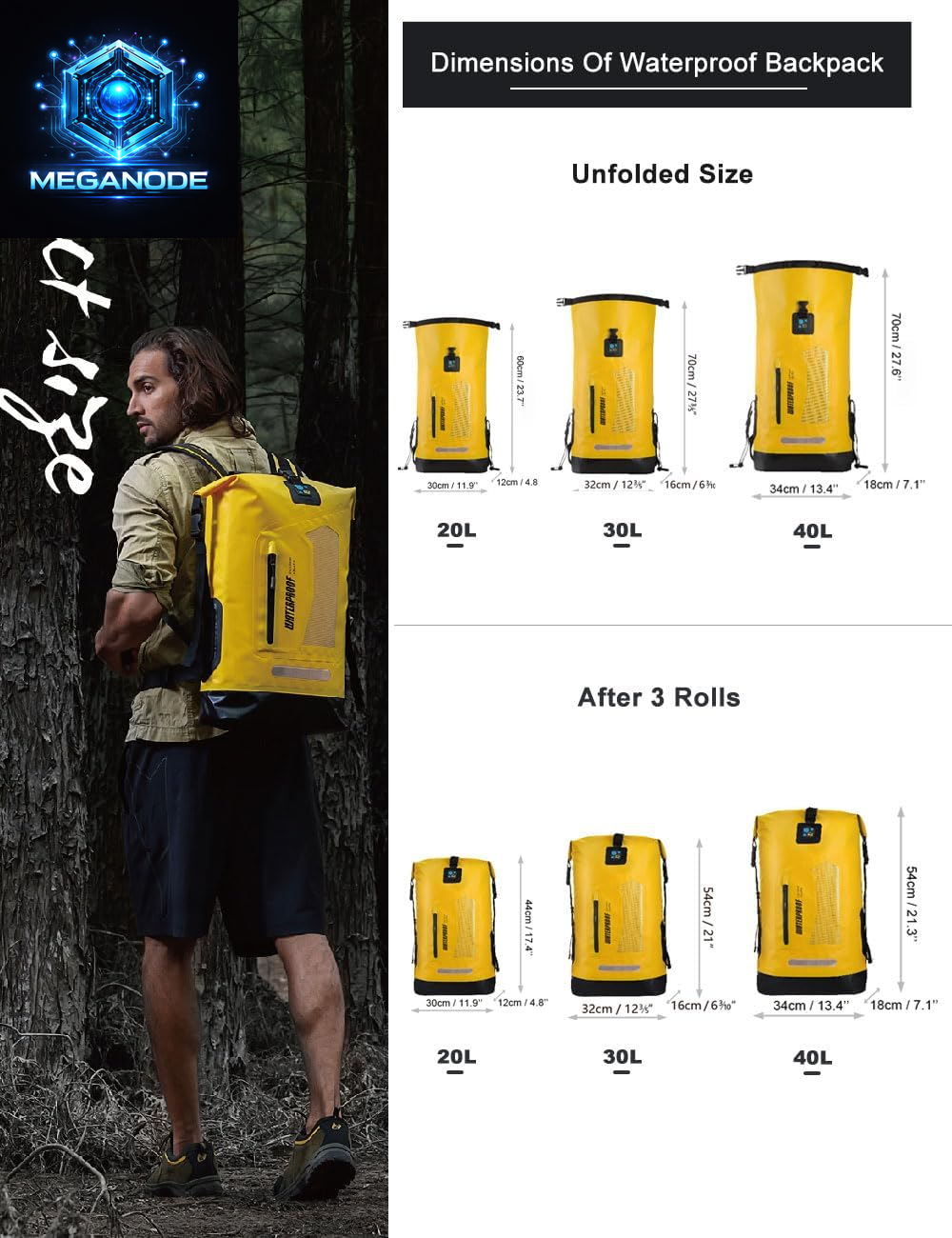 Waterproof Dry Backpack 