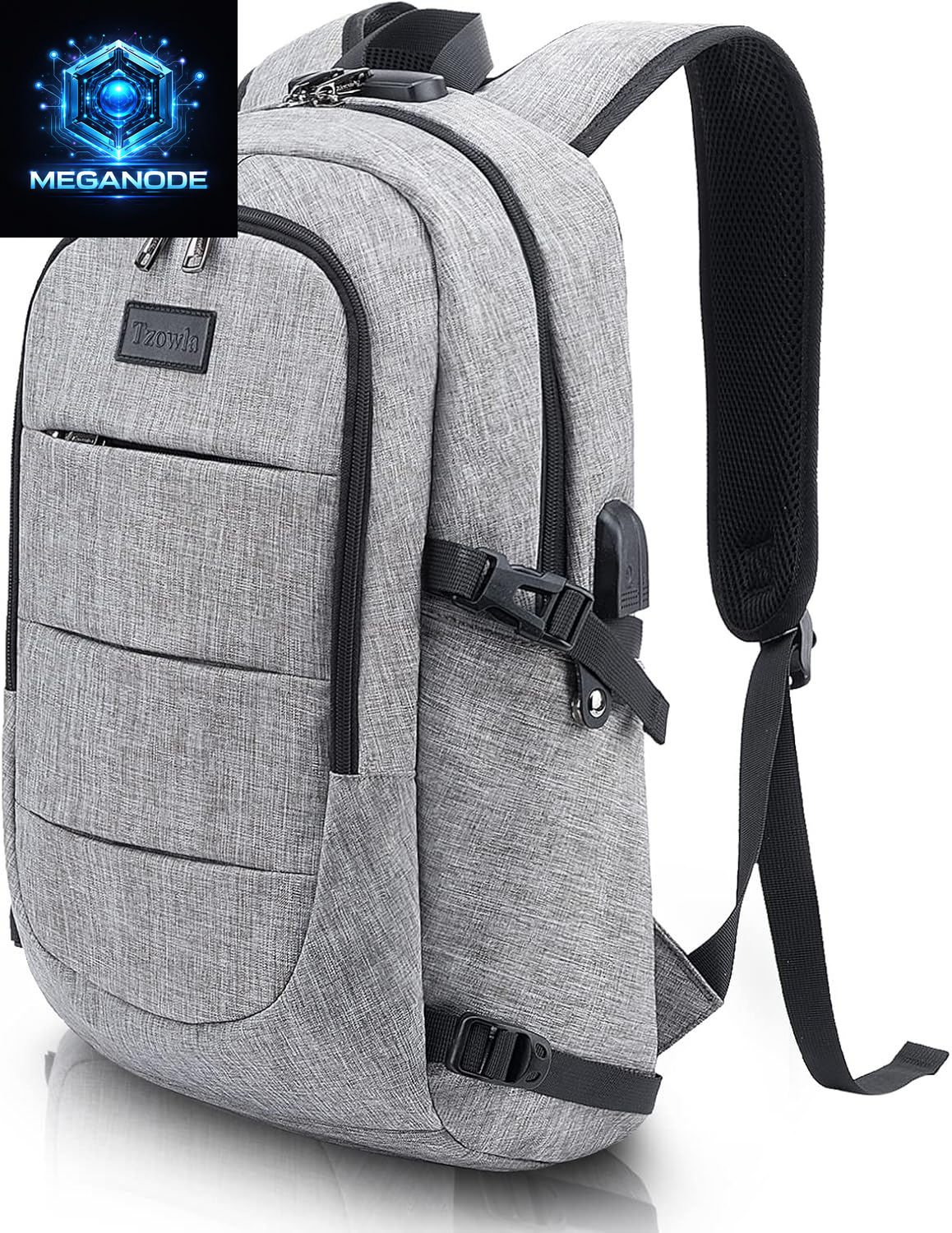 Travel Laptop Backpack Water Resistant Anti-Theft Bag with USB Charging Port and Lock 15.6 Inch Computer Business Backpacks for Women Men Work College Gift,Casual Daypack