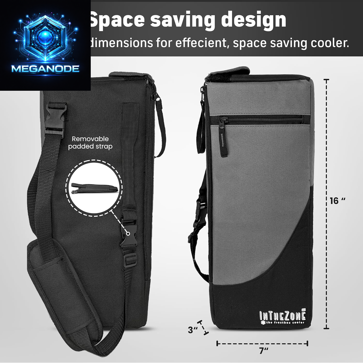 Frostbox Golf Bag Cooler with Ice Pack | Insulated 6-Can Beer Sleeve 