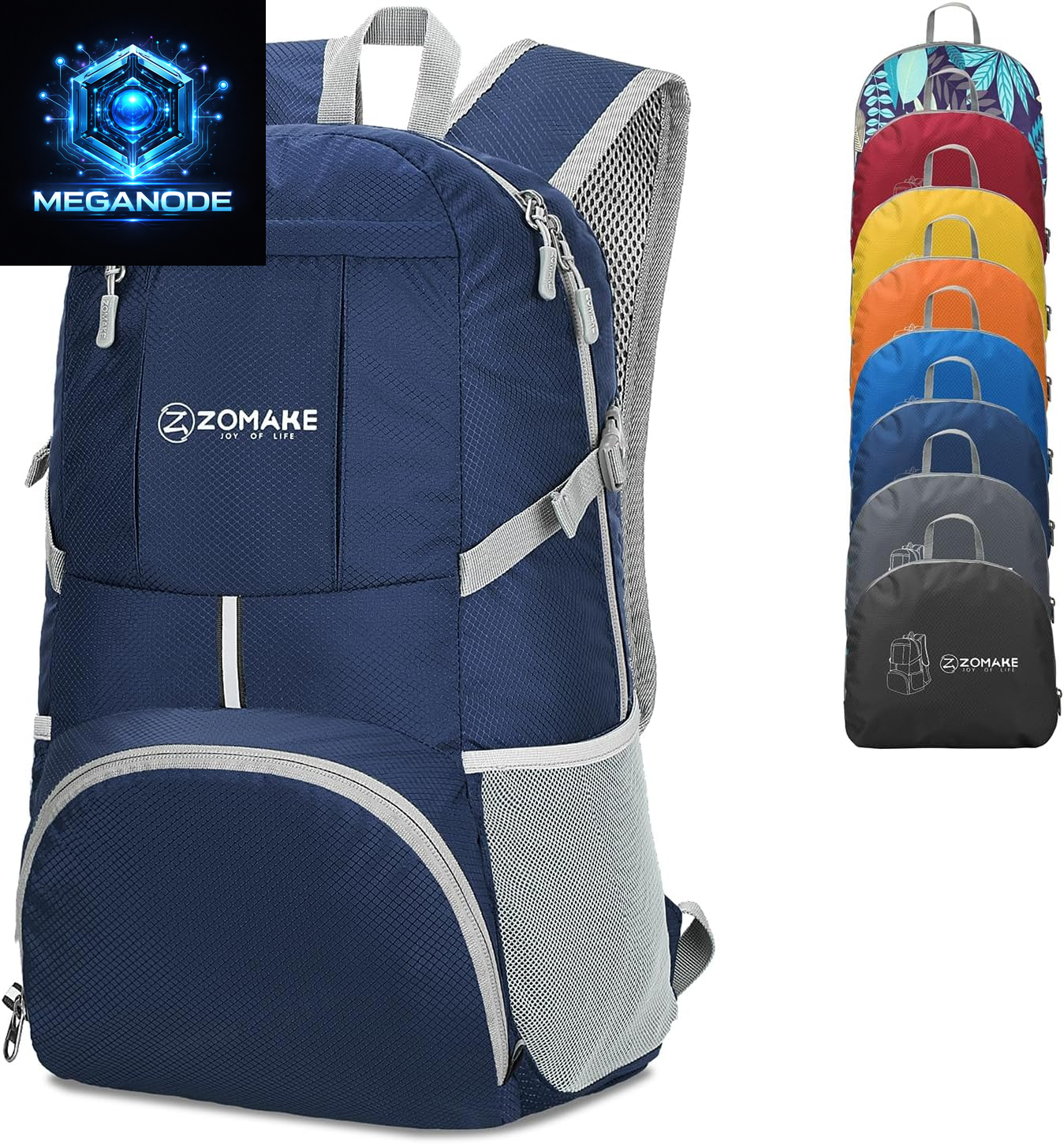 Lightweight Packable Backpack 35L, Light Foldable Backpacks Water Resistant 