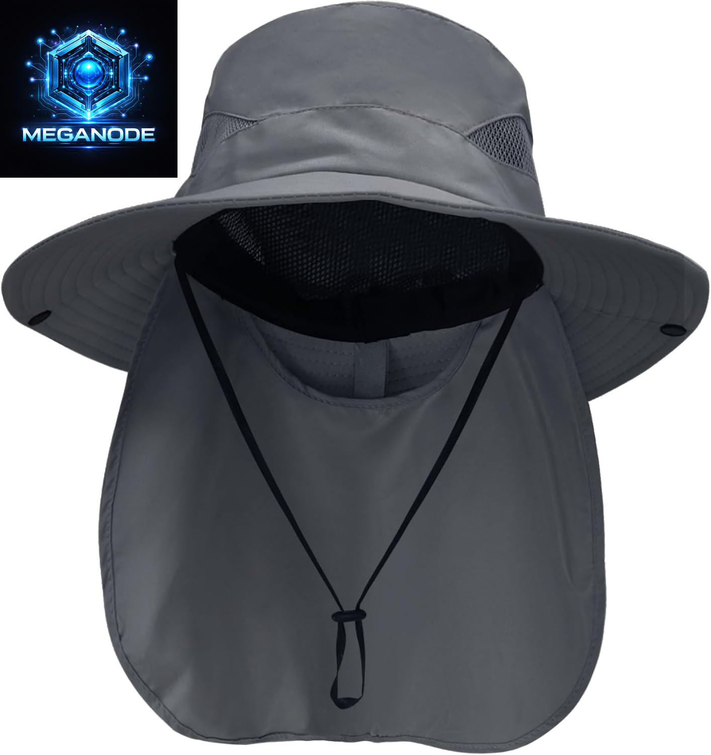 Sun Hats for Men Women with Neck Flap UPF 50+ UV Protection Wide Brim Bucket Hat Safari Hiking Fishing Hats