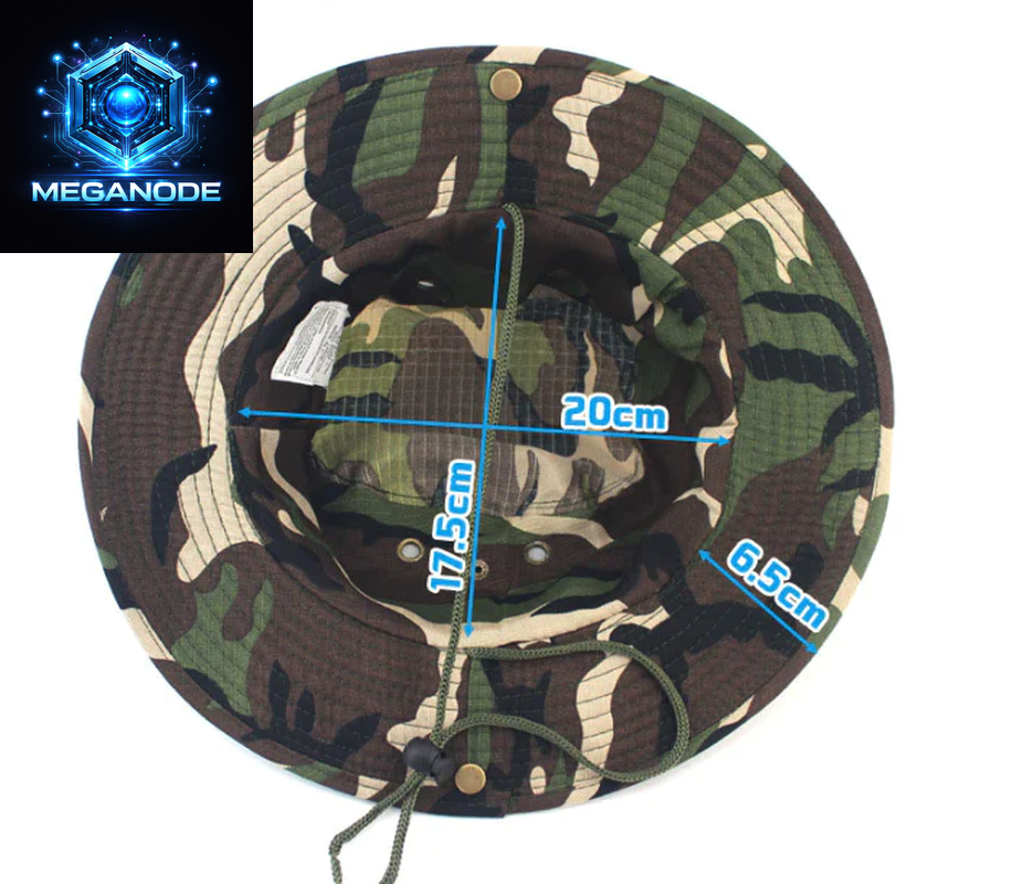 Boonie Bucket Hats Outdoor Fishing Hunting Wide Brim Mesh Camo Safari Sun Cap