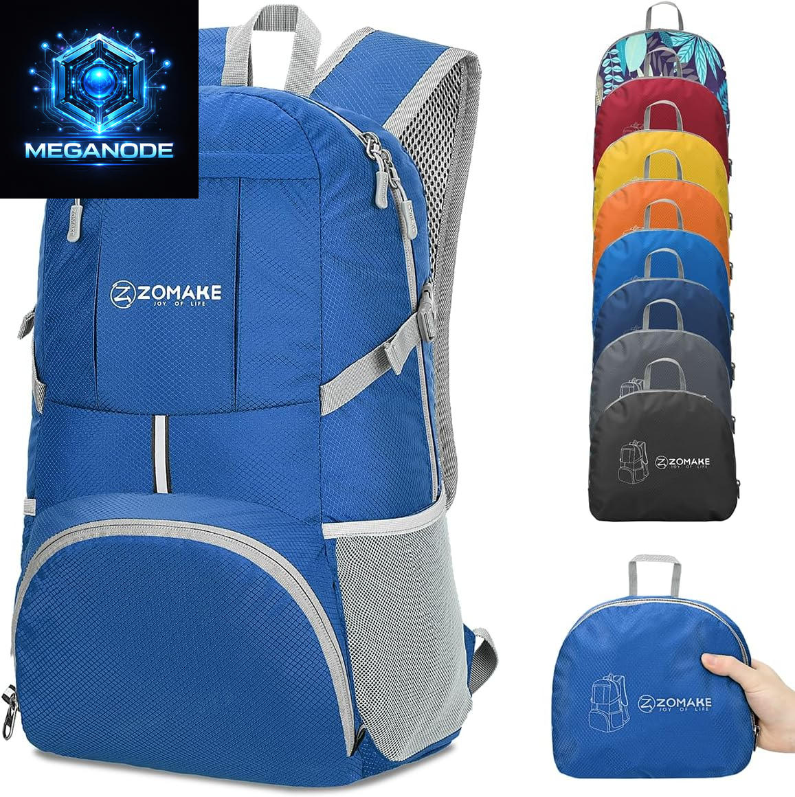 Lightweight Packable Backpack 35L, Light Foldable Backpacks Water Resistant 