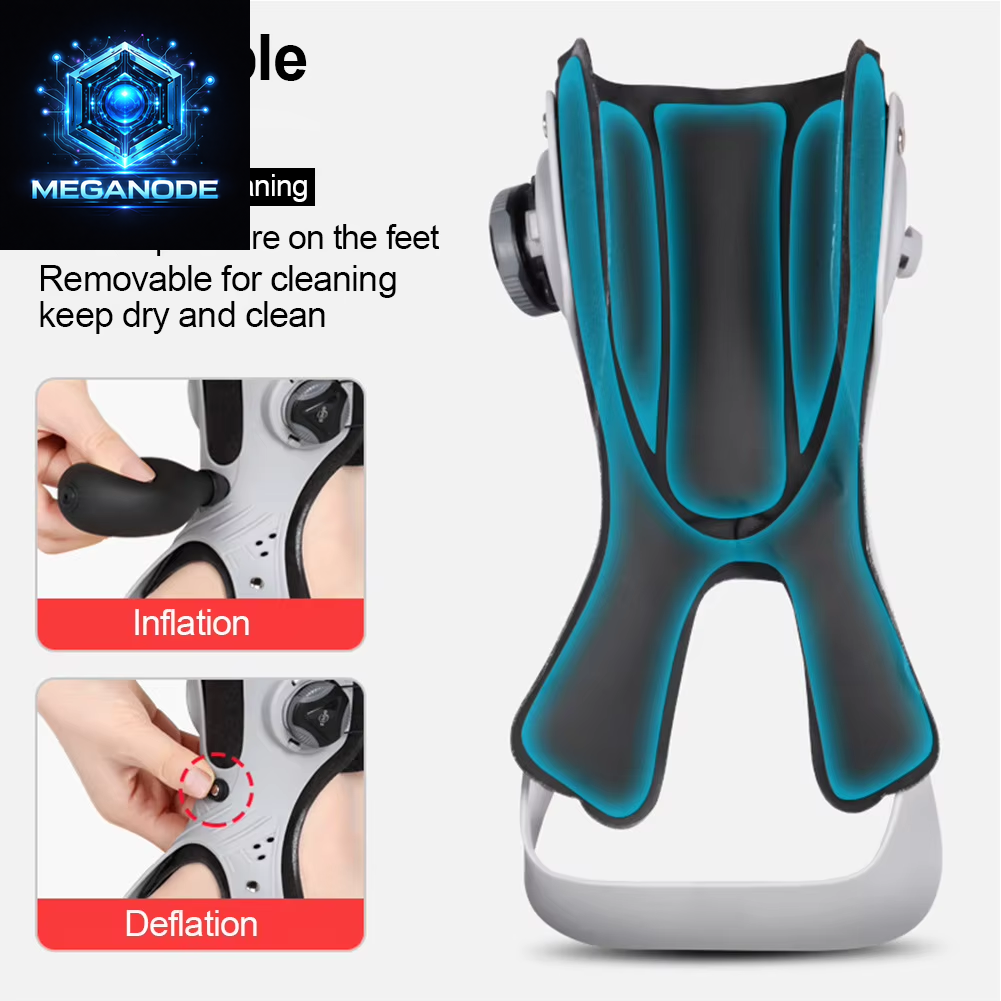 Ankle Joint Foot Orthosis Foot Drop Support Brace Weightlight Easy Wearing Adjustable Tightness Improve Foot Drop for Paralysis