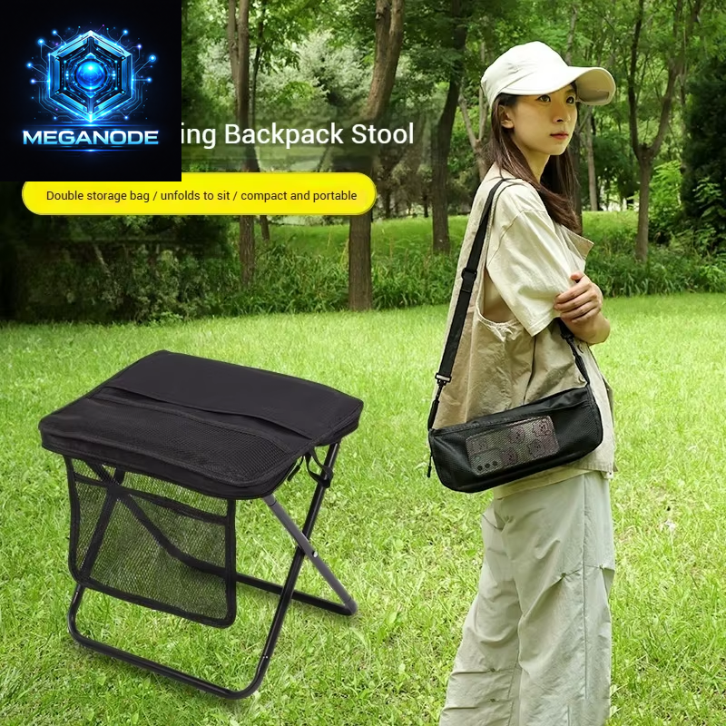 Foldable Backpack Stool Portable Folding Stool with Carry Bag Lightweight Mini Easy Carry Outdoor Chair for Travel for Travel 의자