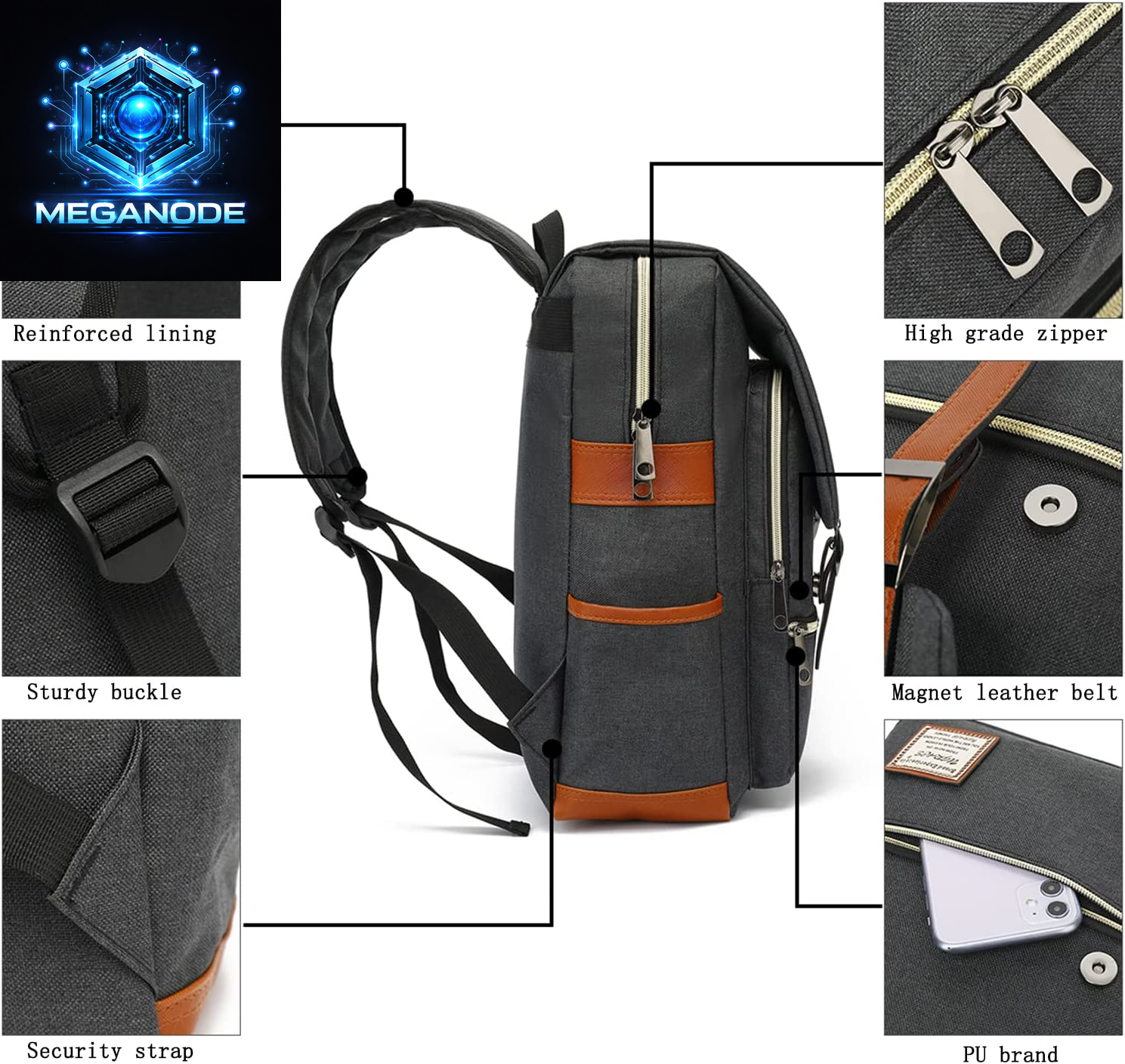 Slim Business Laptop Backpack Casual Daypacks 