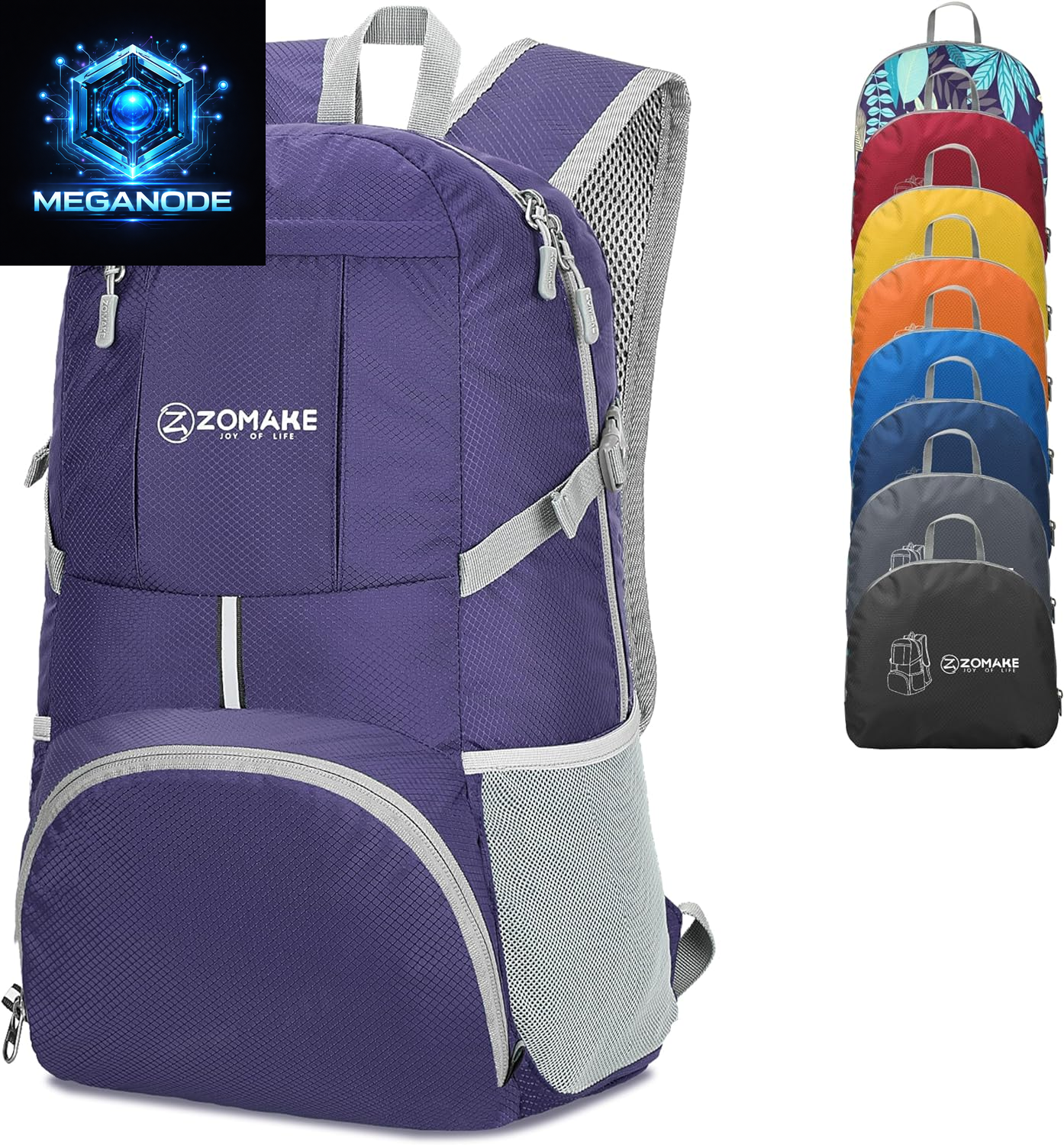 Lightweight Packable Backpack 35L, Light Foldable Backpacks Water Resistant 