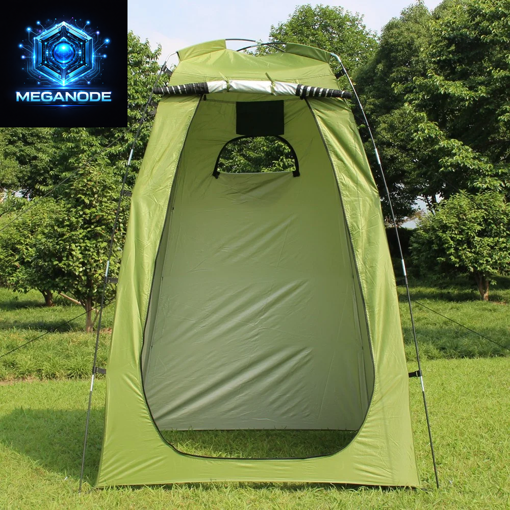 Portable Outdoor Shower Bath Changing Fitting Room Tent Shelter Camping Beach Privacy Toilet,Army Green