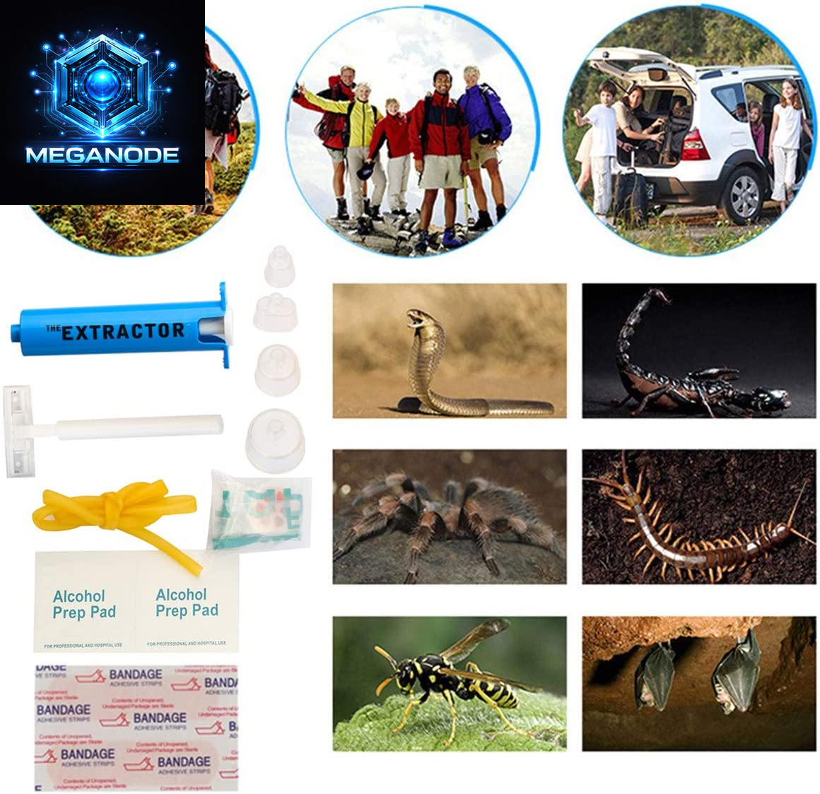 Snake Bite Kit, Bee Sting Kit, Emergency First Aid Supplies