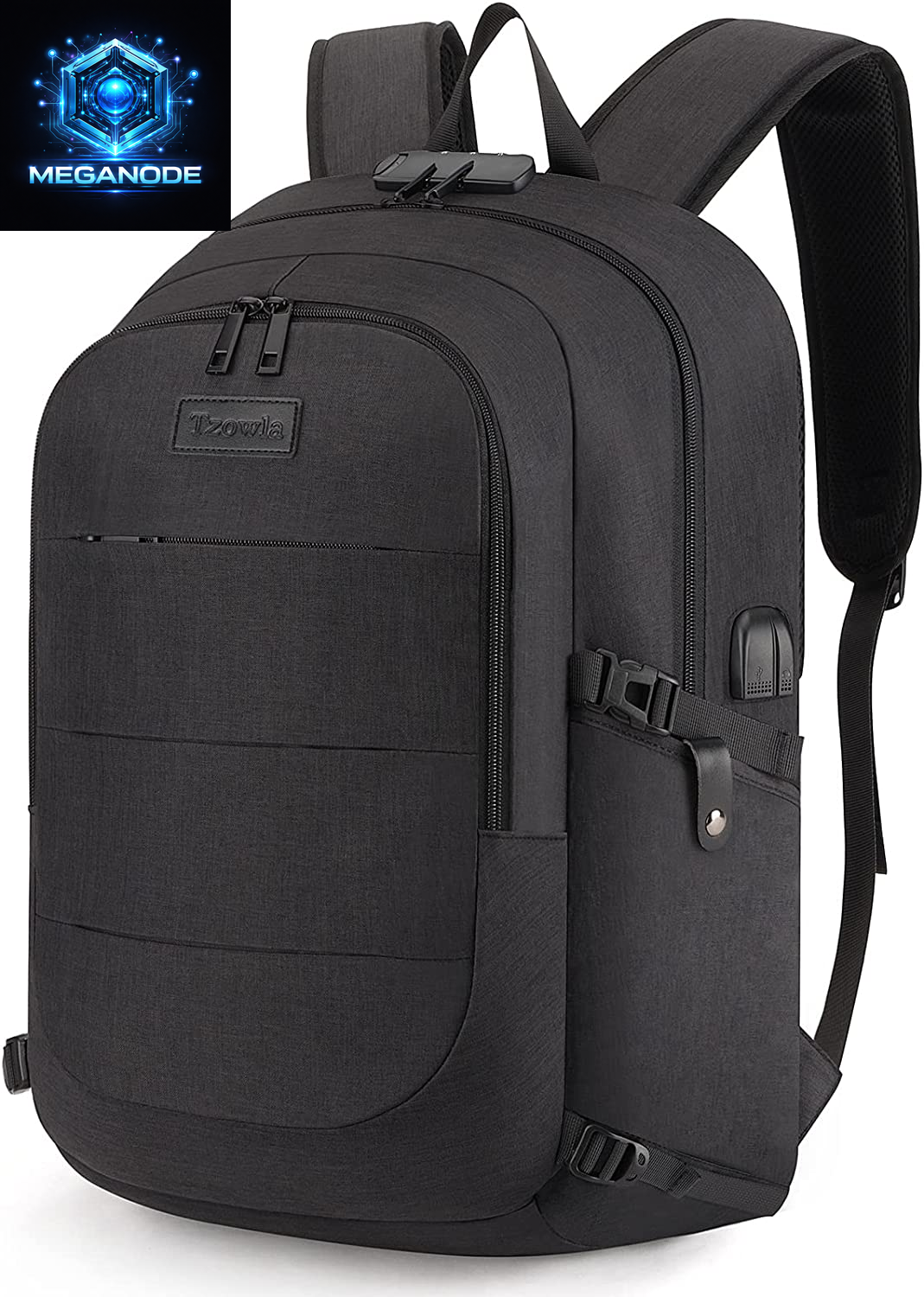 Travel Laptop Backpack Water Resistant Anti-Theft Bag with USB Charging Port and Lock 15.6 Inch Computer Business Backpacks for Women Men Work College Gift,Casual Daypack