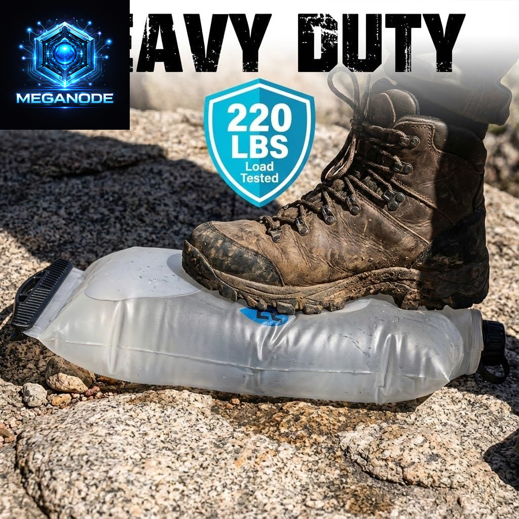 2L Collapsible Water Bladder – Ultralight TPU Hydration Canteen, 28mm Thread Compatible with Sawyer Squeeze & Mini, BPA-Free Leak-Proof Filter Bag for Hiking, Camping & Backpacking