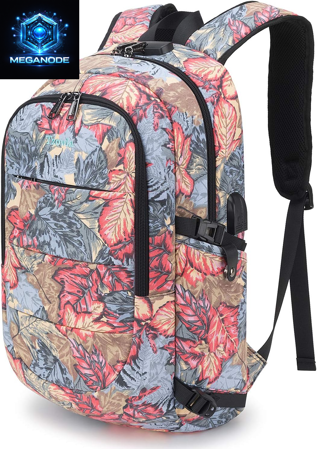 Travel Laptop Backpack Water Resistant Anti-Theft Bag with USB Charging Port and Lock 15.6 Inch Computer Business Backpacks for Women Men Work College Gift,Casual Daypack