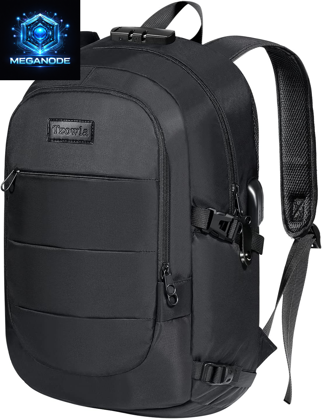 Travel Laptop Backpack Water Resistant Anti-Theft Bag with USB Charging Port and Lock 15.6 Inch Computer Business Backpacks for Women Men Work College Gift,Casual Daypack