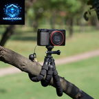 Portable and Flexible Tripod with Wireless Remote and Smartphone Clamp, 10-Inch, Black