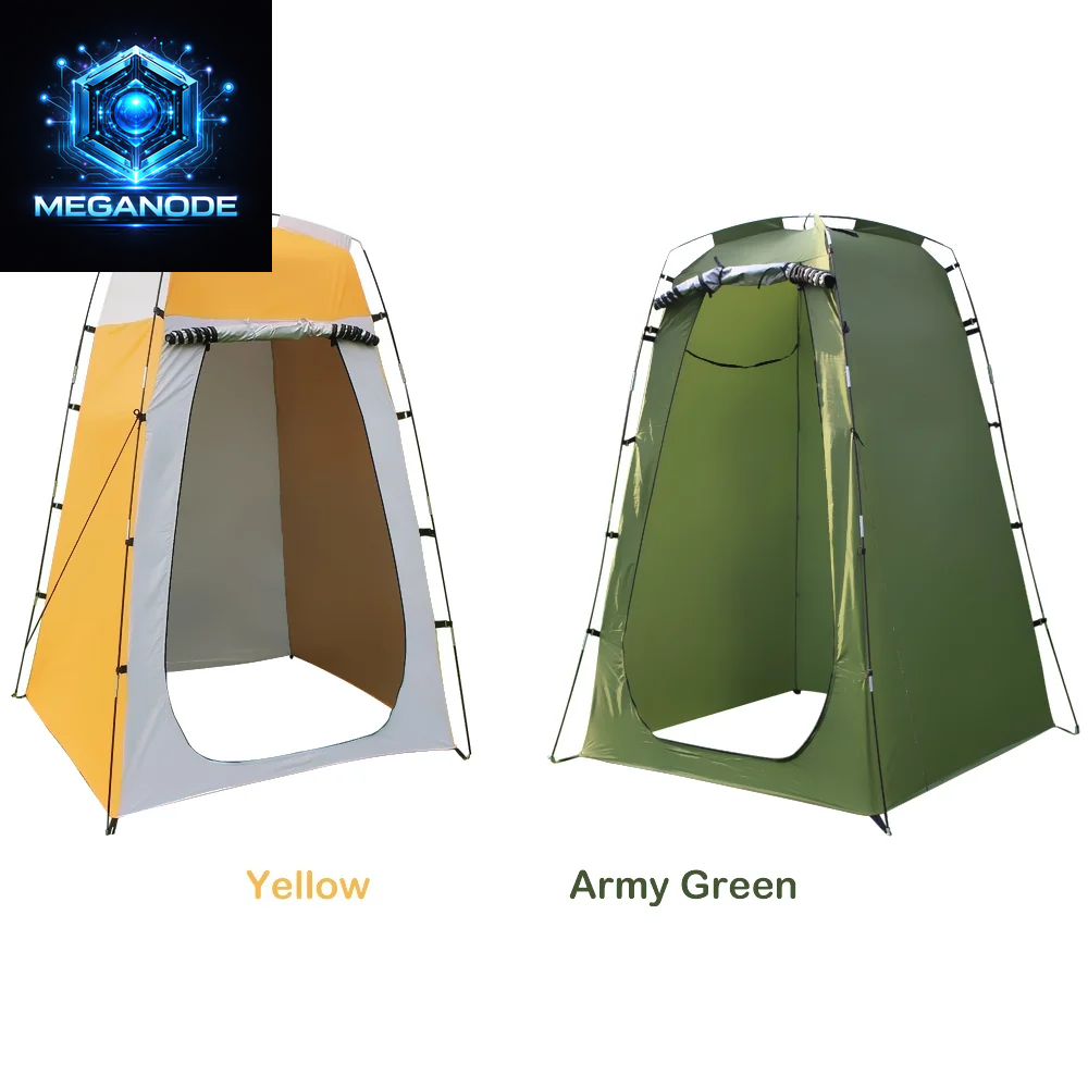 Portable Outdoor Shower Bath Changing Fitting Room Tent Shelter Camping Beach Privacy Toilet,Army Green
